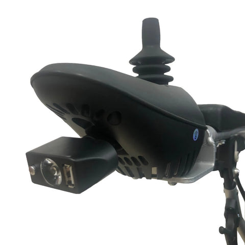 ComfyGO Headlight and USB Connector For Electric Wheelchairs ComfyGO Headlight and USB Connector For Electric Wheelchairs