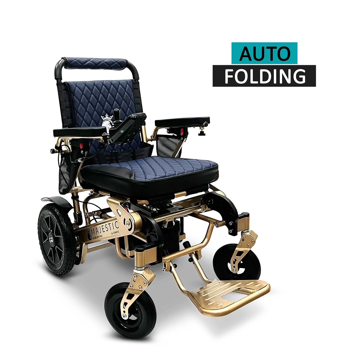 thumbnail image 2 of Verpal ES310 Electric Wheelchair – Lightweight Foldable Reclining Power Chair (300lb Cap) 2 of 6