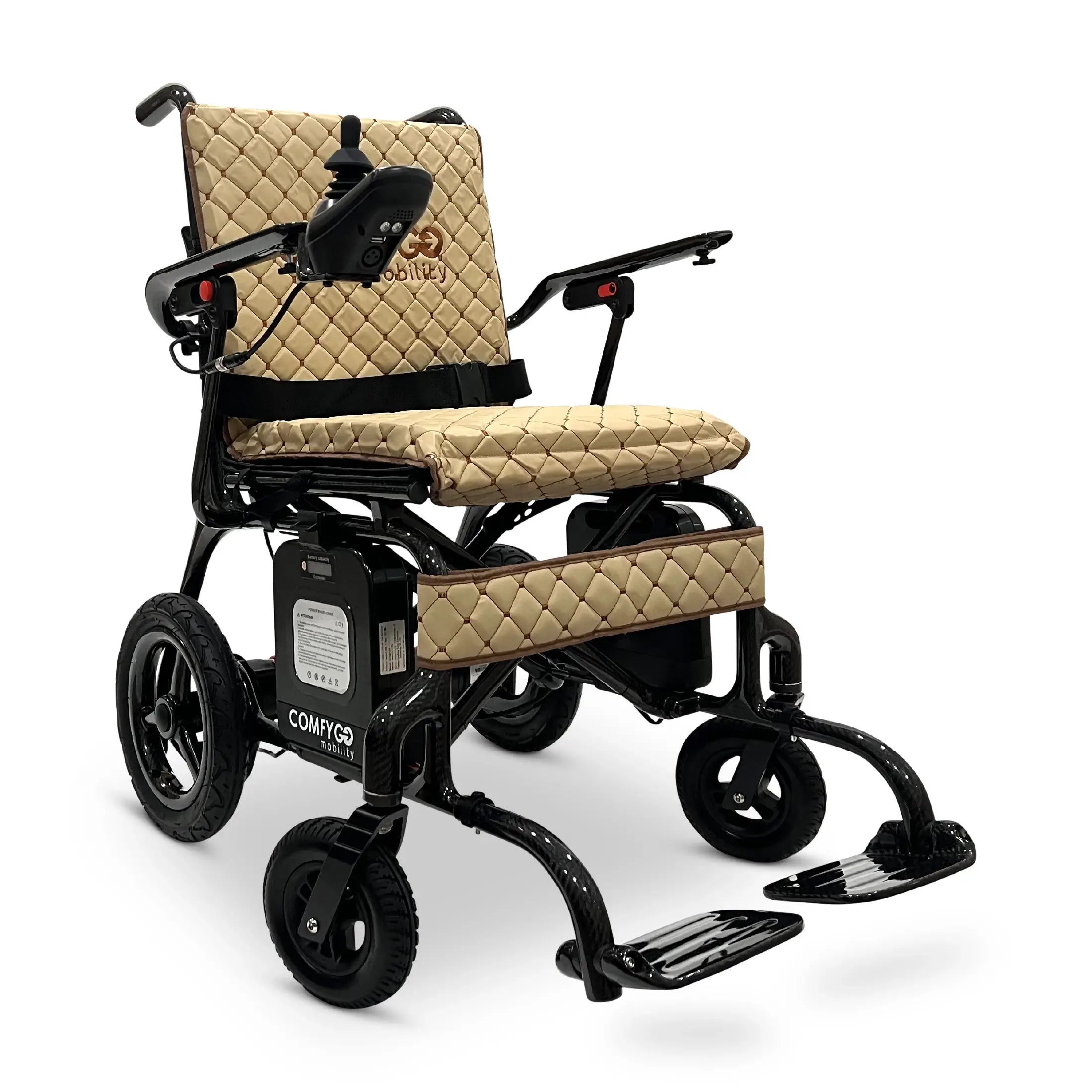 Phoenix Carbon Fiber Electric Wheelchair Gold Phoenix Carbon Fiber Electric Wheelchair Gold