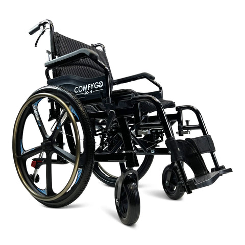 X-1 ComfyGO Lightweight Manual Wheelchair with Quick-Detach Wheels X-1 ComfyGO Lightweight Manual Wheelchair with Quick-Detach Wheels