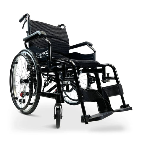 X-1 ComfyGO Lightweight Manual Wheelchair with Quick-Detach Wheels X-1 ComfyGO Lightweight Manual Wheelchair with Quick-Detach Wheels