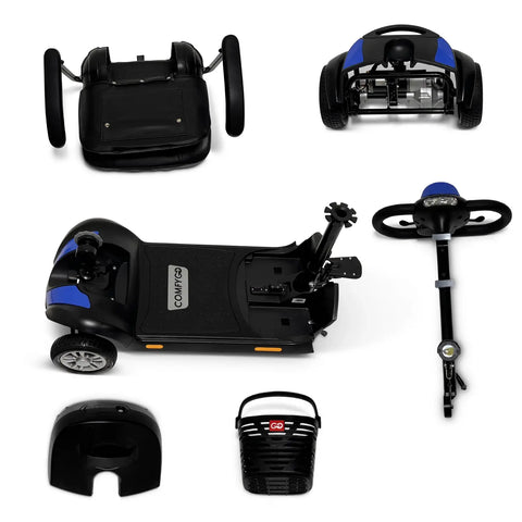 Z-4 Ultra-Light Electric Mobility Scooter with Quick-Detach Frame Z-4 Ultra-Light Electric Mobility Scooter with Quick-Detach Frame