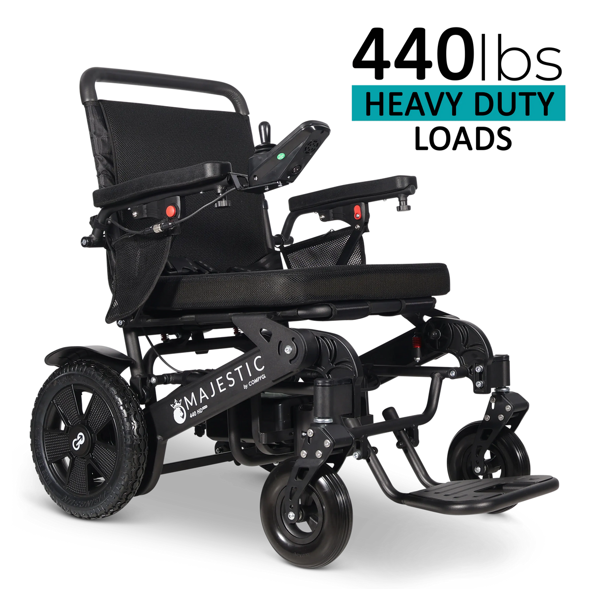 MAJESTIC 440 HD PLUS Remote Controlled Heavy Duty Electric Wheelchair