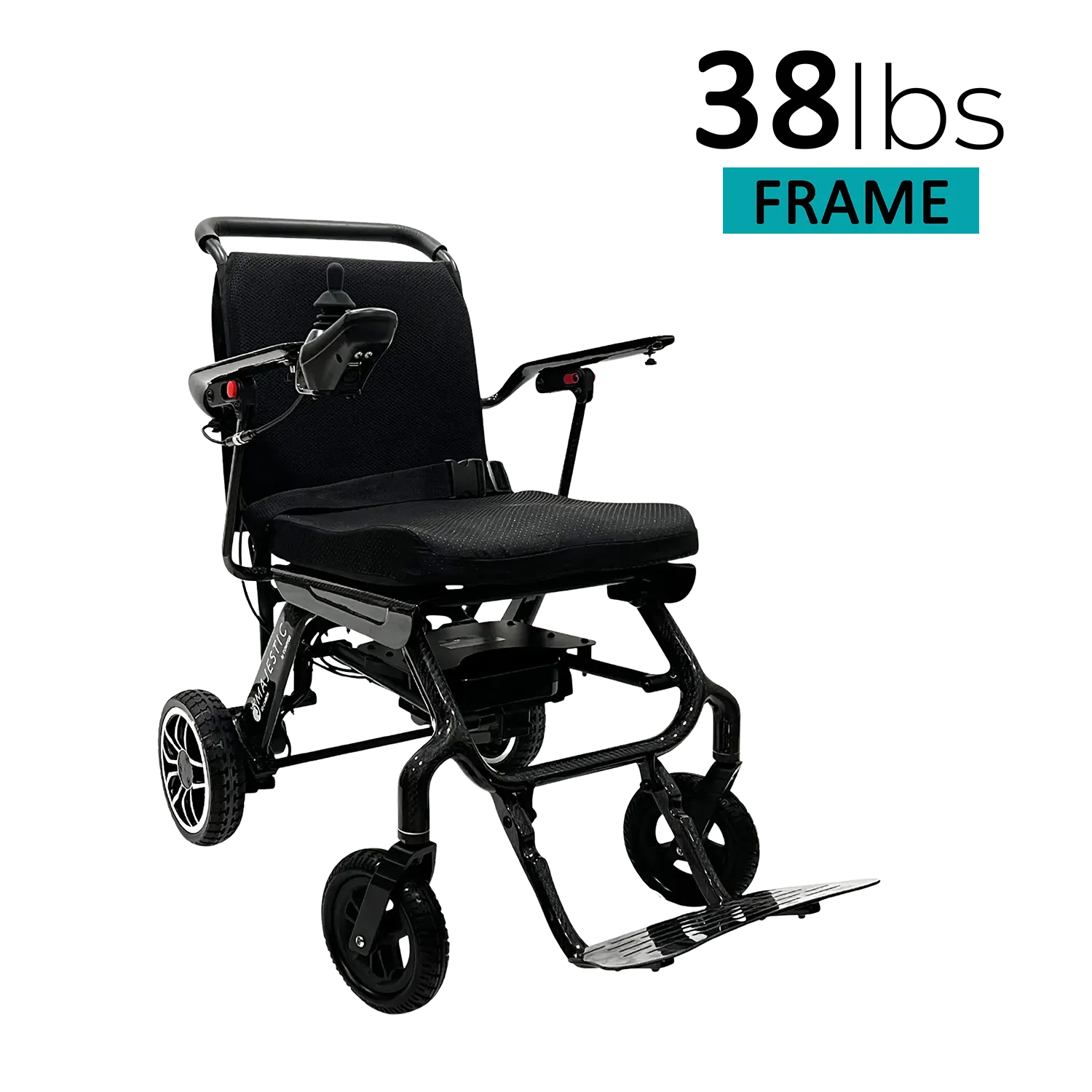 ComfyGo IQ-Carbon Lightweight Carbon Fiber Electric Wheelchair