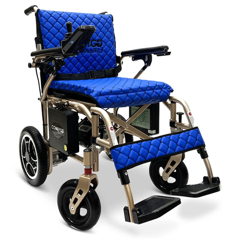 X-7 ComfyGO Lightweight Foldable Electric Wheelchair for Travel