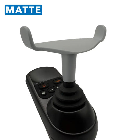 Joystick controller with gray lever on a white background, featuring the brand 'MATTE'.