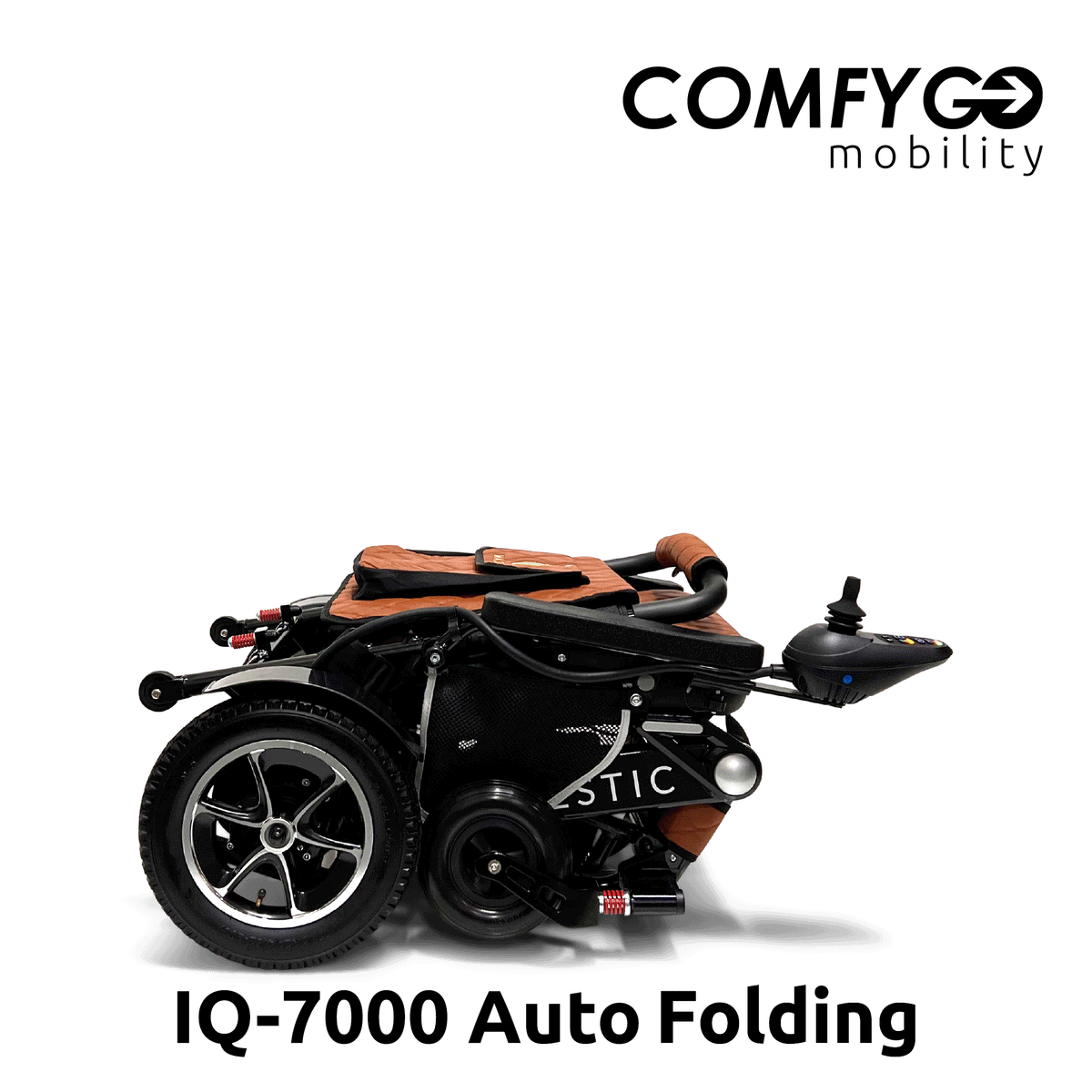 MAJESTIC IQ-7000 Auto Folding Remote Controlled Electric Wheelchair + Brushless Motor