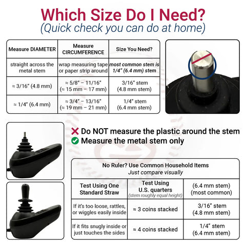 Joystick Handle for Electric Wheelchairs – Fun & Sport Grip Designs