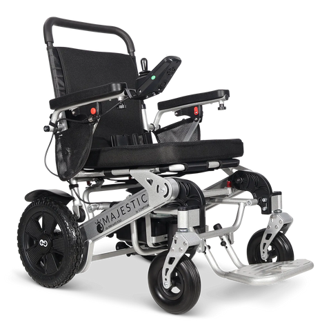 MAJESTIC IQ-7000 Auto Folding Remote Controlled Electric Wheelchair + Brushless Motor