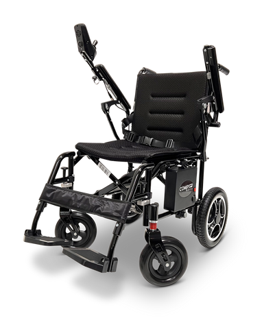 X-7 ComfyGO Lightweight Foldable Electric Wheelchair for Travel