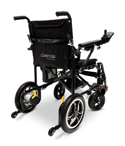 X-7 ComfyGO Lightweight Foldable Electric Wheelchair for Travel