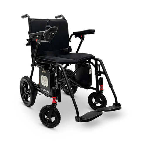 X-7 ComfyGO Lightweight Foldable Electric Wheelchair for Travel
