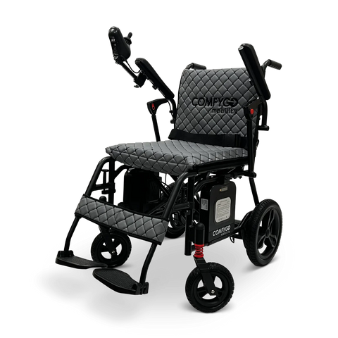 X-7 ComfyGO Lightweight Foldable Electric Wheelchair for Travel