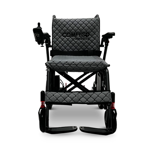 X-7 ComfyGO Lightweight Foldable Electric Wheelchair for Travel
