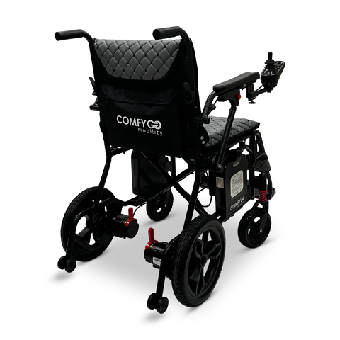 X-7 ComfyGO Lightweight Foldable Electric Wheelchair for Travel