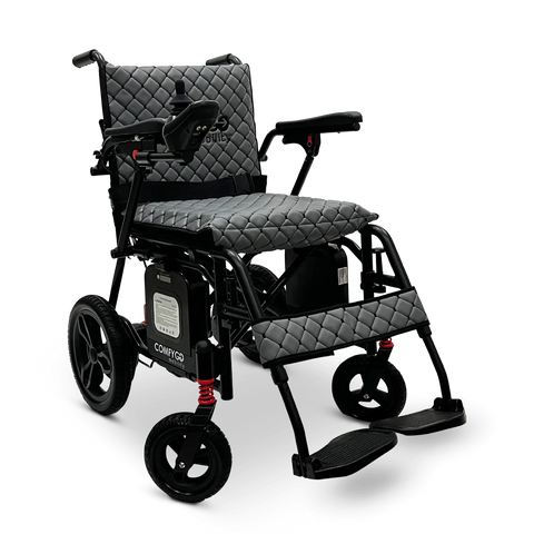X-7 ComfyGO Lightweight Foldable Electric Wheelchair for Travel