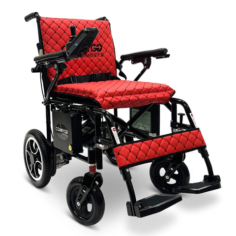 X-7 ComfyGO Lightweight Foldable Electric Wheelchair for Travel