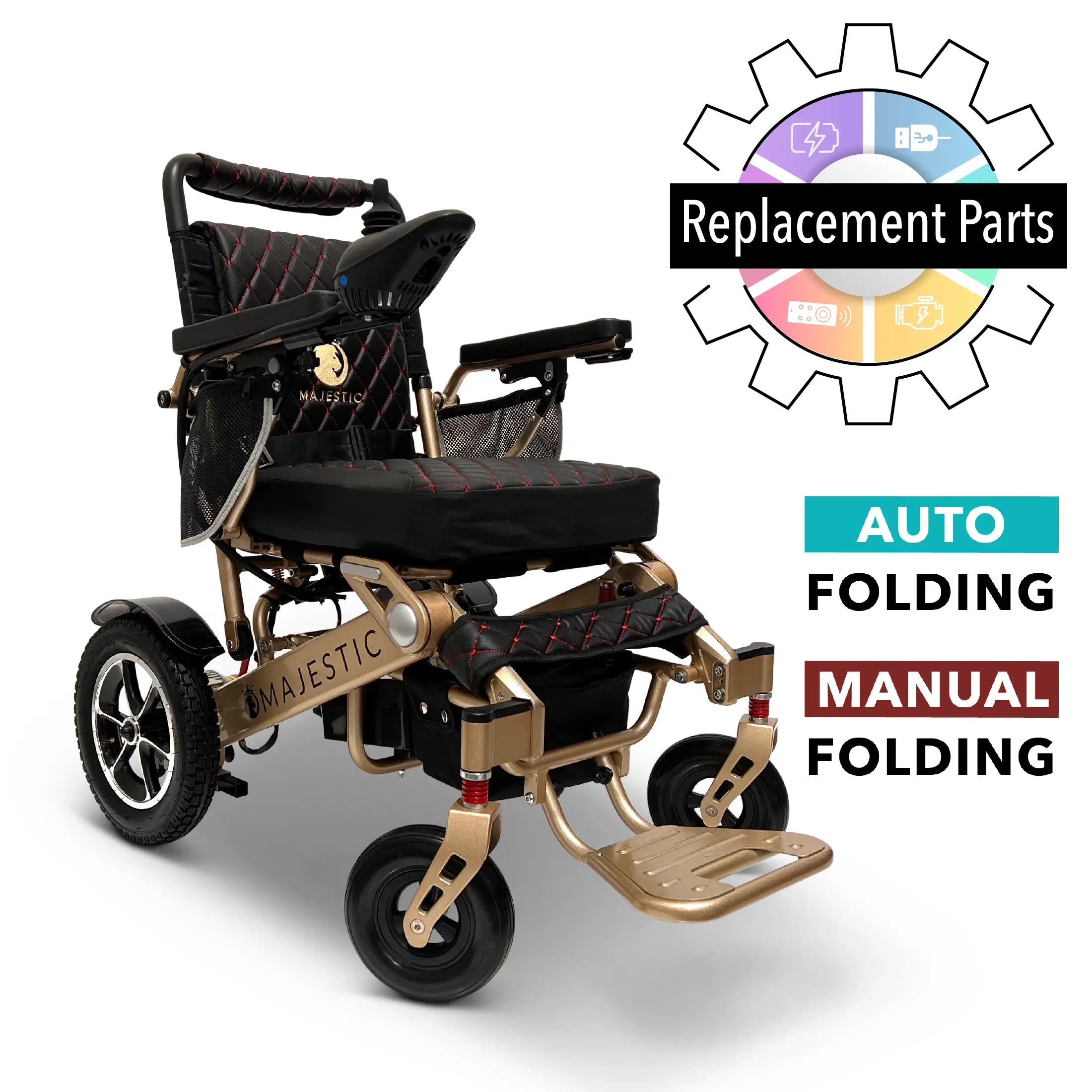 IQ-7000 Electric Wheelchair Replacement Parts