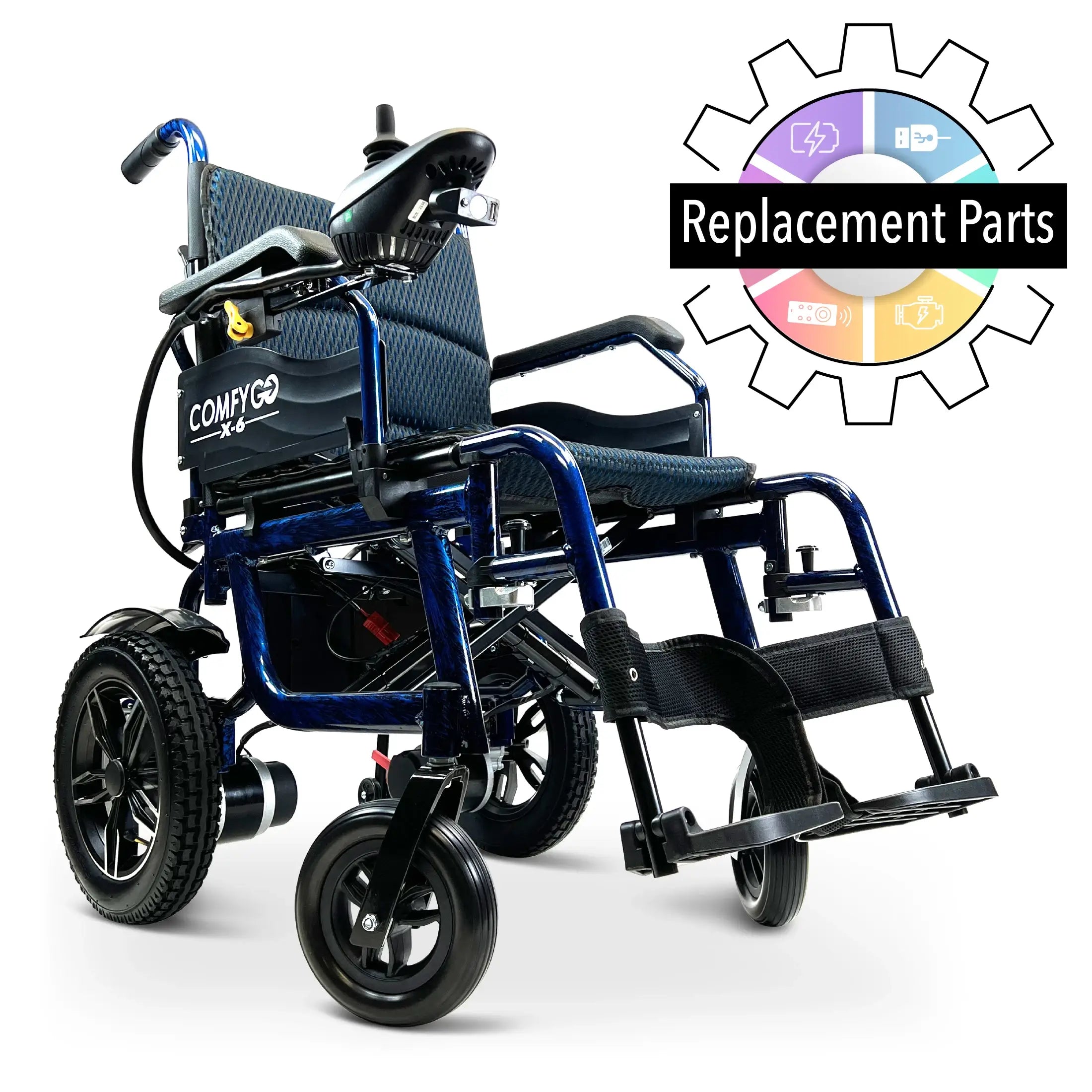 X-6 Electric Wheelchair Replacement Parts